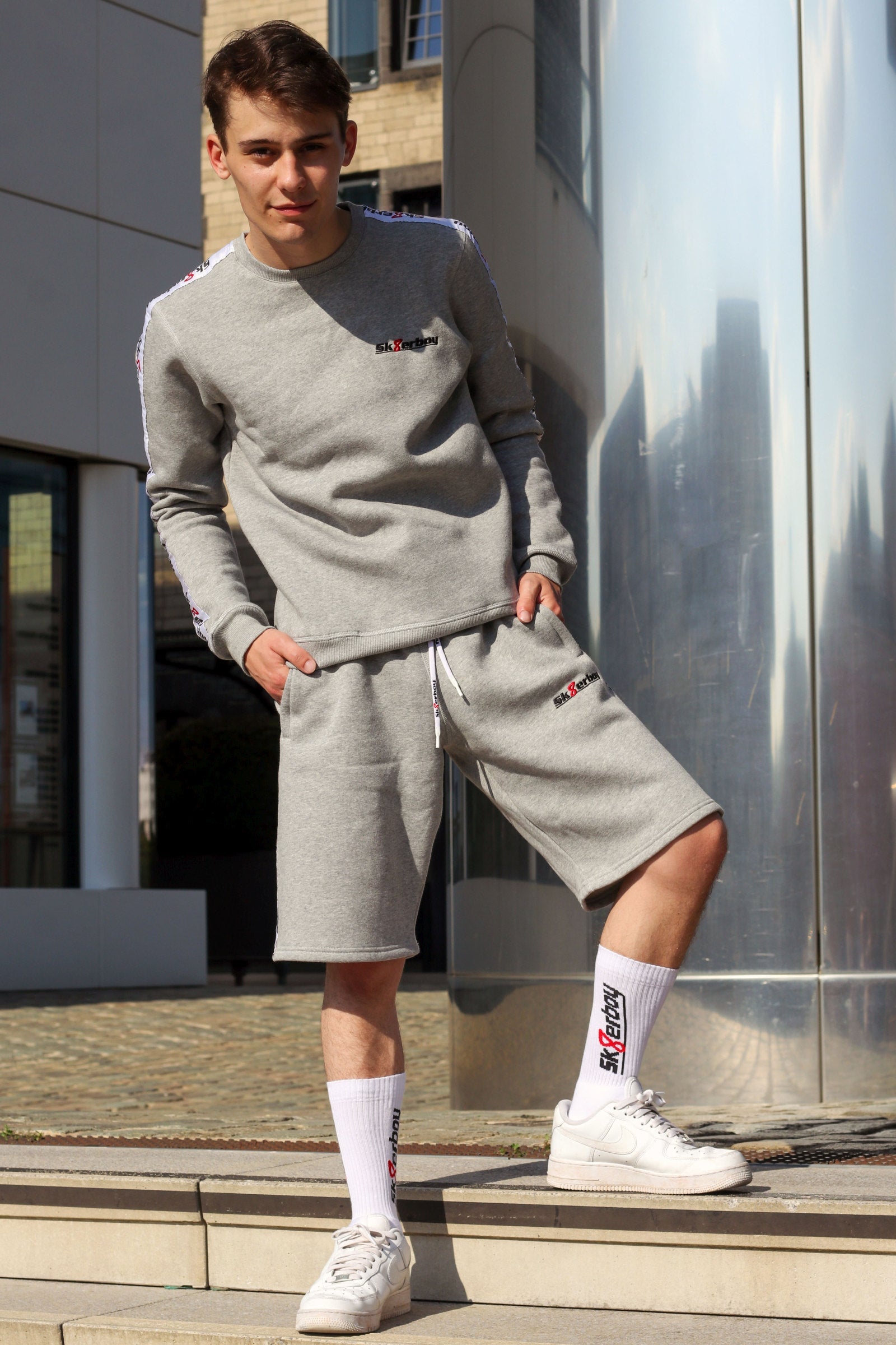 Sk8erboy® Heavy Sweatshirt grau Sk8erboy® Sweatshirt nudosz.myshopify.com