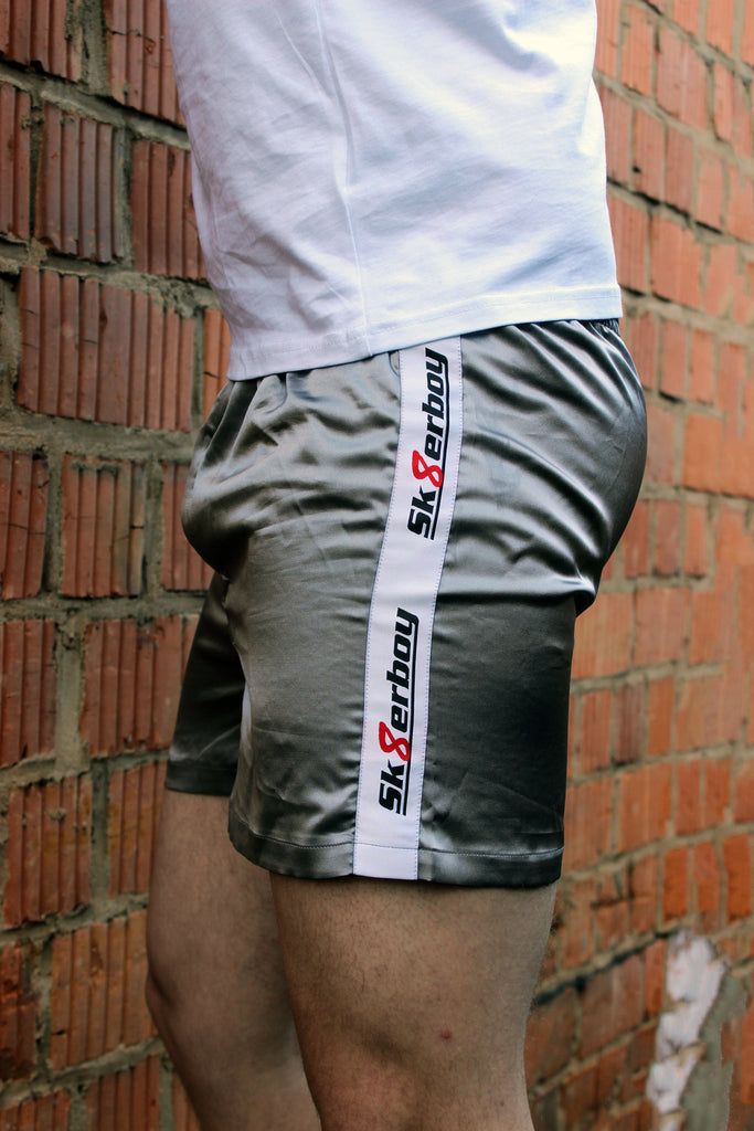Sk8erboy® Shiny Boxershorts silber Sk8erboy® Underwear nudosz.myshopify.com