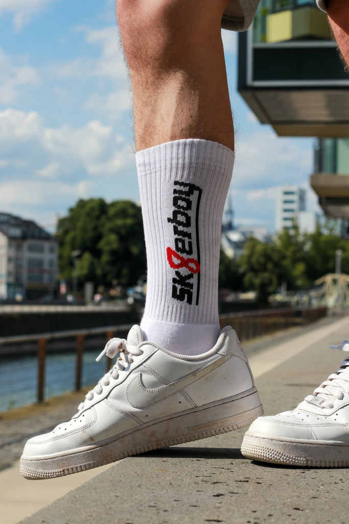 Sk8erboy® CREW Socks Weiß Sk8erboy® Socken nudosz.myshopify.com