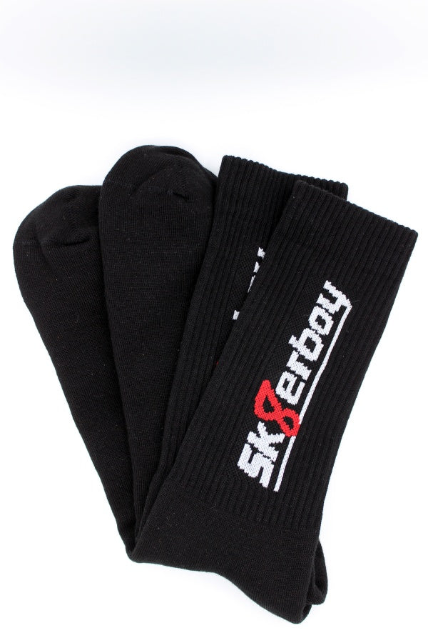 Sk8erboy® CREW Socks schwarz Sk8erboy® Socken nudosz.myshopify.com