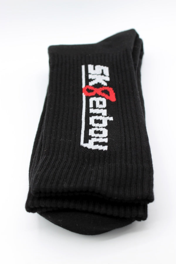 Sk8erboy® CREW Socks schwarz Sk8erboy® Socken nudosz.myshopify.com