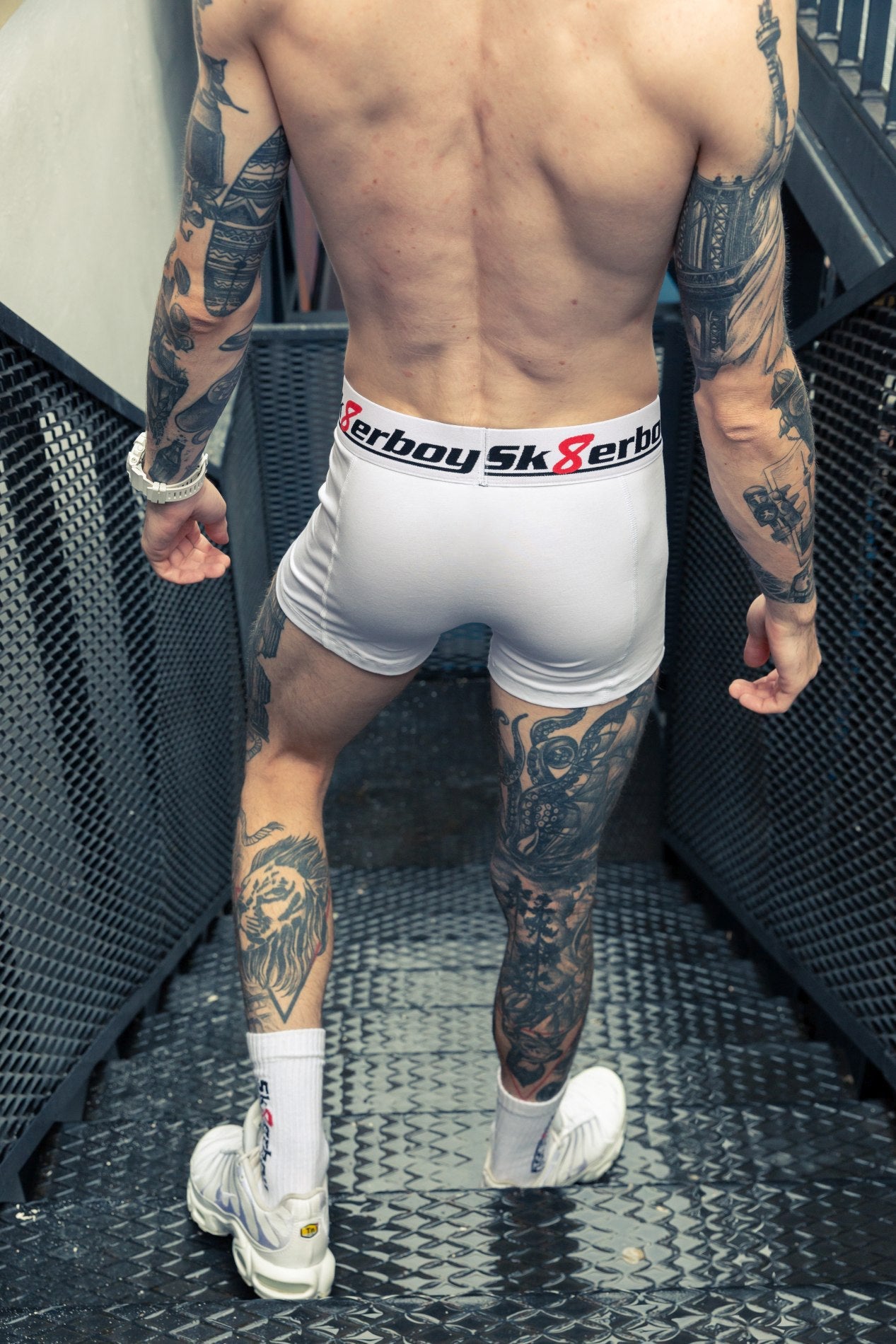 Sk8erboy® Basic Boxershorts weiß Sk8erboy® Underwear nudosz.myshopify.com