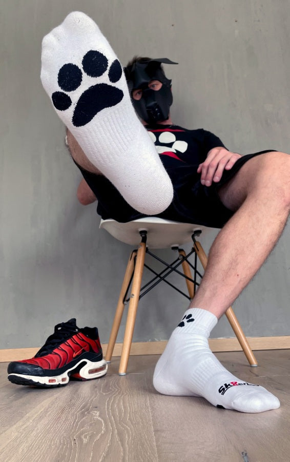 Sk8erboy® PUPPY Short Crew Socks weiß