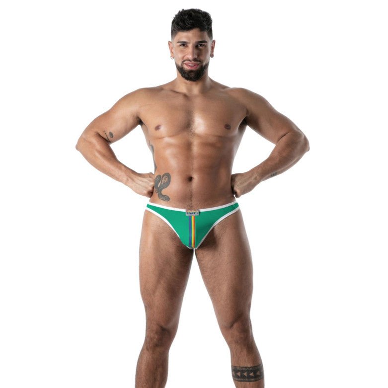 Thong Pride Joyful Green - noodosz - TOF Paris - 