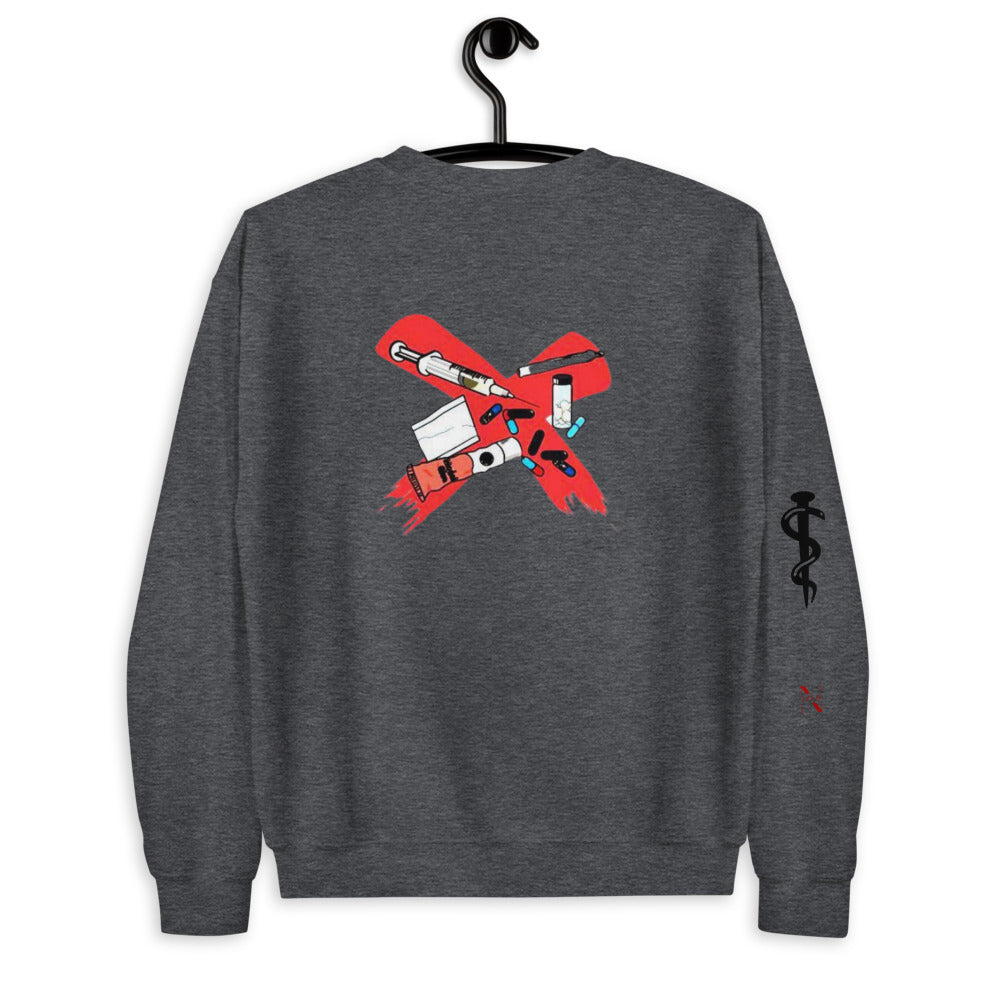 X All DRUGS Sweater