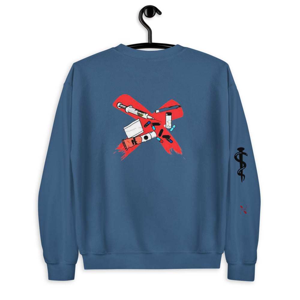 X All DRUGS Sweater