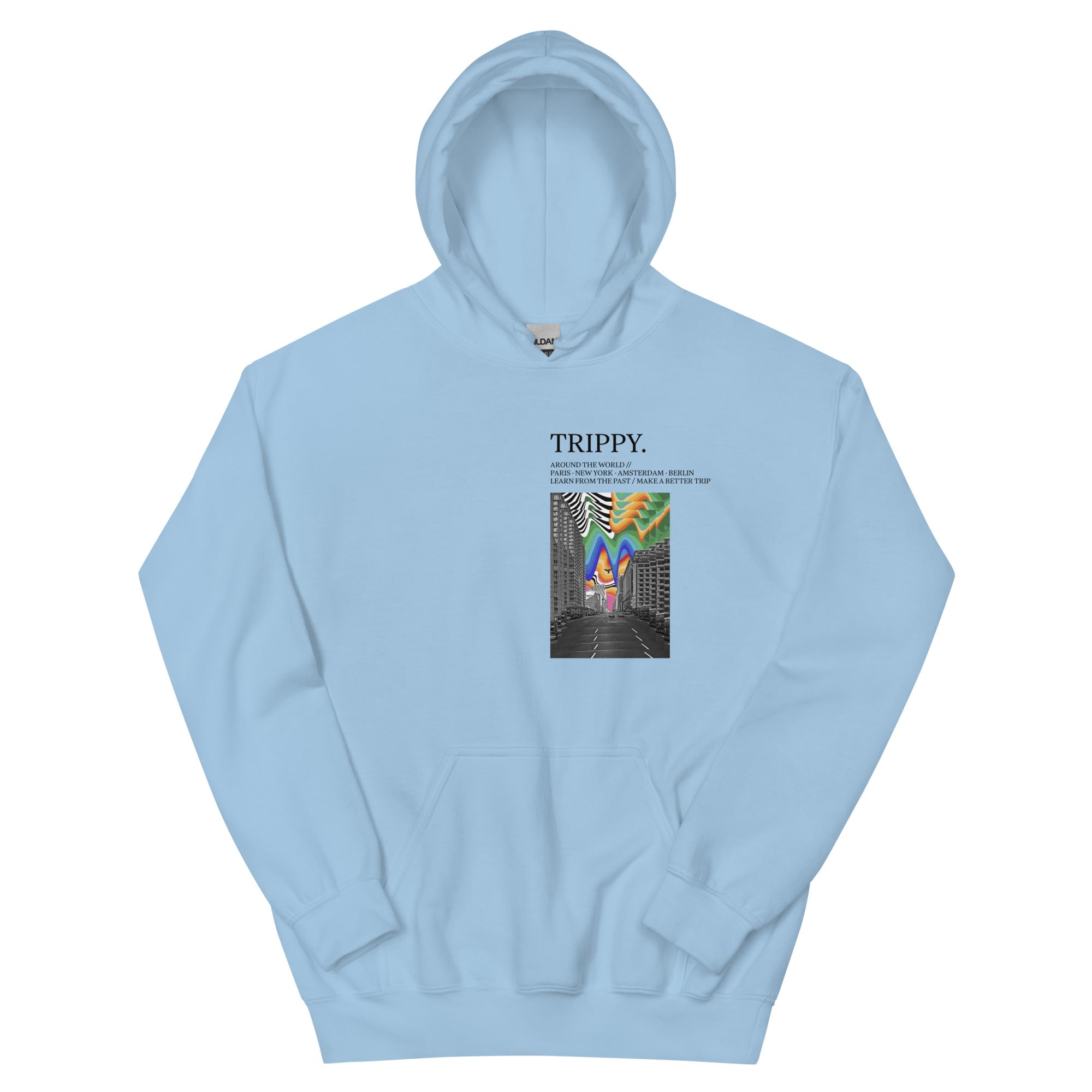 Trippy New York Times Kapuzenpullover