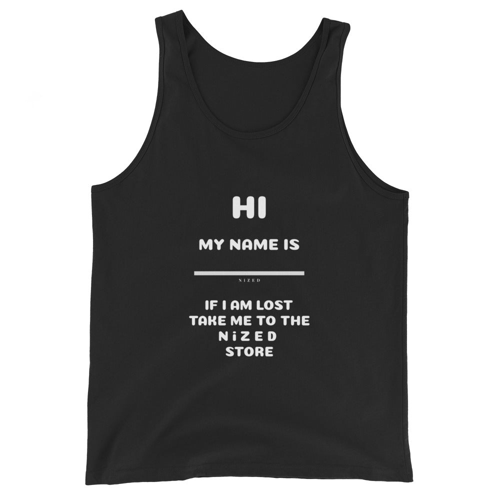 HI MY NAME IS X Tank-Top