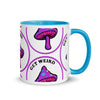 Get your Shroom Tasse mit farbiger Innenseite