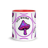 Get your Shroom Tasse mit farbiger Innenseite