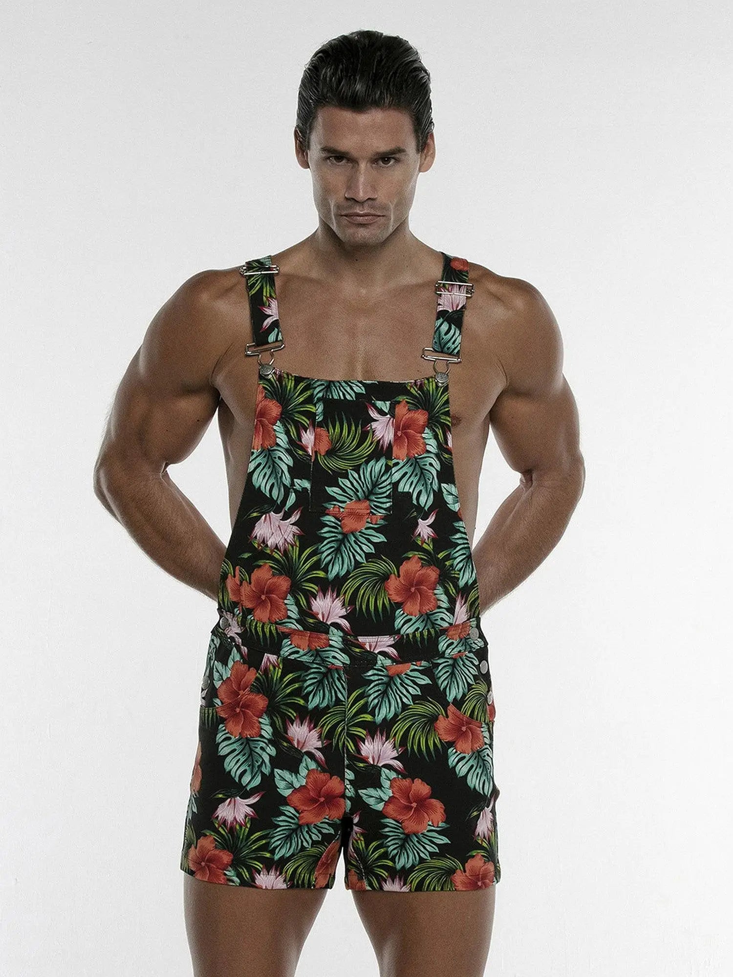 CODE 22 9706 STRETCH OVERALL - Latzhose - Print / S -  CODE 22  9706 STRETCH OVERALL - Latzhose Code 22 Kleidung & Accessoires:Herrenmode:Hosen nudosz.myshopify.com